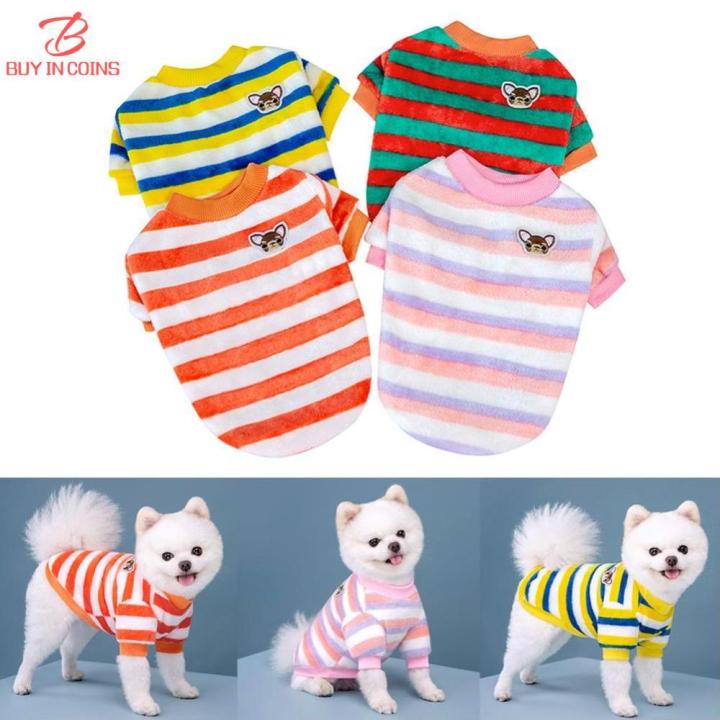 Dog Vest Fleece Dog Shirt BC Rainbow Dog Clothes Warm Pet Vest Shirt Fleece Pet Dog