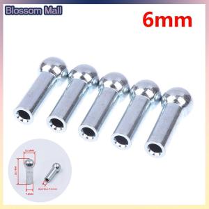 [Blossom] 5pcs Gym Pulley Machine Stopper Cable Ball Terminals Wire Port Joint Parts For Diameter 5mm 6mm Cables Fitness Equipment