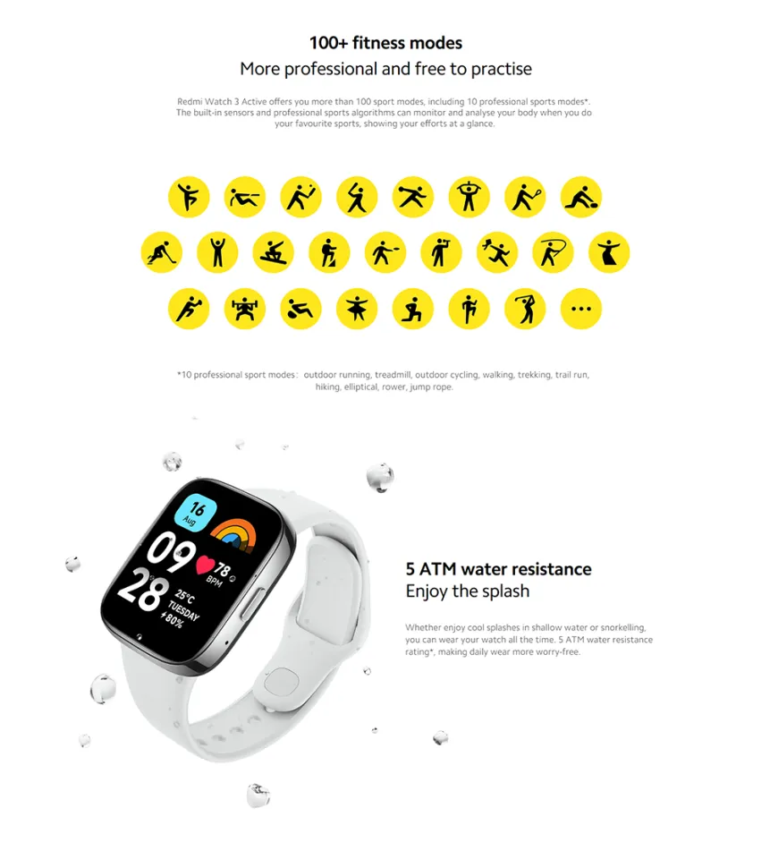 Xiaomi Redmi Watch Active/Redmi Watch Active Fitness Tracker