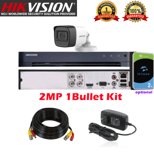 Hikvision CCTV Camera 4Channel 8 channel 2MP Full HD Complete CCTV Package CCTV Kit 1080P With Mobile Viewing CCTV Set