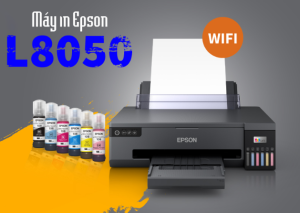 Máy in phun màu Epson Ecotank L8050 6 màu mực (A4/A5/ USB/ WIFI) - Chính hãng