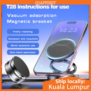 T28 360 ° Rotatable Vacuum Car Phone Holder For Foldable Magnetic Vacuum Adsorption Car Bracket