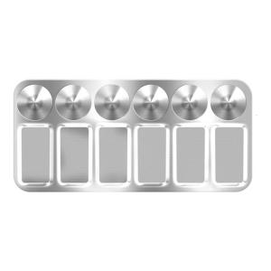 Tray Palettes Metal Pallet for Kids Students DIY Art Craft Birthday Painting Party Round or Rectangle Trays