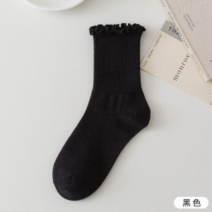 จัดส่งทันที ถุงเท้าข้อสั้น ลวดลาย คุณผู้หญิงถุงเท้า นุ่ม ถุงเท้านักเรียน