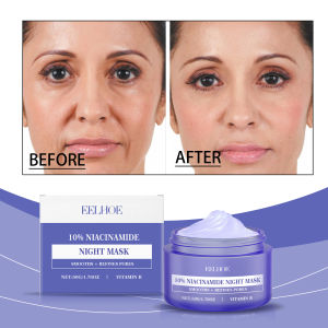 EELHOE Niacinamide Night Mask Nicotinamide Moisturizing sleep Mask Moisturizing and firming Skin Oil control Hydrating and brightening skin care mask Sleeping Mask