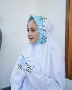 Mukena Bordir Putih Perempuan & Model Terbaru 2021