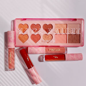 PINKFLASH #OhMyLove True Love Special Edition Makeup Beauty Set high pigment soft and smooth First Love & Flipped Destiny Makeup Set