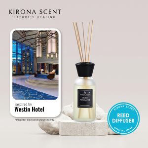 [KIRONA SCENT] Jewel Changi Inspired Reed Diffuser | Spa White 110ml | Luxury Hotel Mall Fragrances