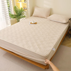 XHOME【Manila Stock+COD】100% Waterproof Mattress Protector cover Thicken Full Garterized Fitted Bed Sheet Single / Double Mattress Cover Quilted Cotton bedsheet cover