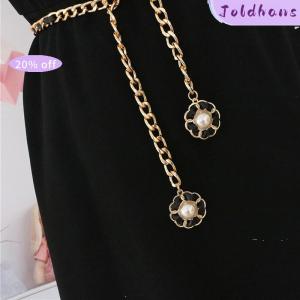 Joldhans Chain Belts For Women Punk Style Metal Dress Decoration Waist Chain Ladies Luxury Designer Clothing Accessories