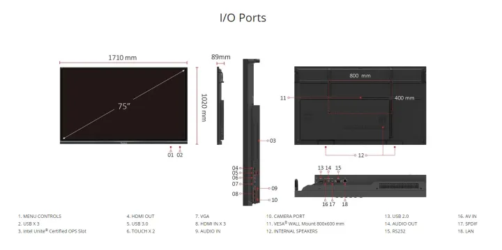 ViewSonic%20ViewBoard%20IFP7550-2%2075%20Inch%204K%20UHD%20Interactive%20Display%20-%20Touch%20Screen%20-%204%20Way%20Split%20Screen%20(%20IFP7550%20)%20-%20Image%209