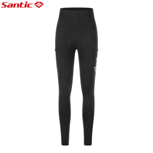 Santic Women Cycling Pants Spring Autumn Breathable Shockproof 5 Hours Padded Sports Bike Tight