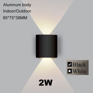 CANMEIJIA Led Waterproof Outdoor Wall Lamp 2W 4W 6w 8W 10W Wall Light IP65 Waterproof Led Porch Light For Outdoor Wall Bedside Decor Lamps Wall-mounted Exterior Wall Light For Home Garden