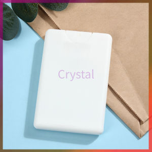 ขวดสเปรย์น้ำหอม/ขวดแอลกอฮอล์แบบหนีบแบบใช้แล้วทิ้ง PP ขนาด 20 มล. ขวดเปล่าแบบกดสำหรับเดินทางแบบพกพา