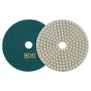 1 unit Diamond Polishing Pad 4 inci WetDry granit konkrit marmar kaca batu sanding【50% Voucher】