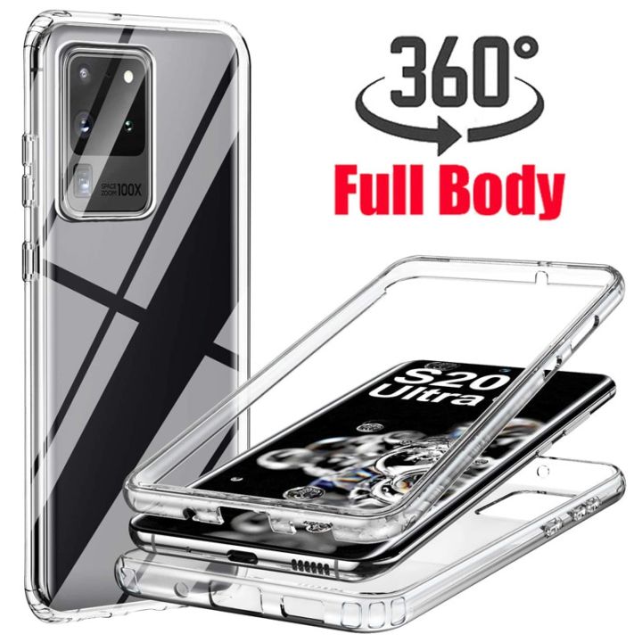 360 Full Silicone Cases Full Body Crystal Clear Transparent with