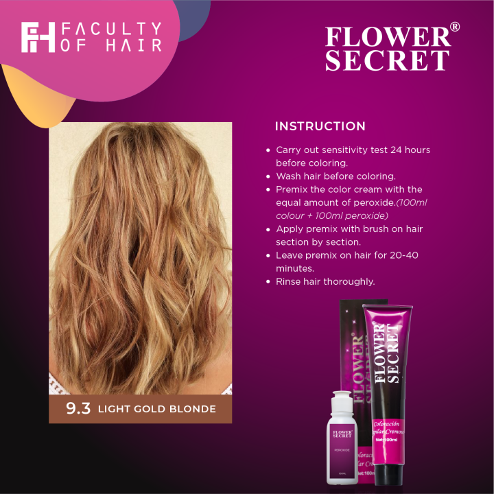 Flower Secret Hair Color Hair Dye Colour Pewarna Rambut Halal 100ml