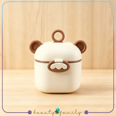 BF-C1664 Tempat Susu Bubuk Bayi 800ML 400ML Karakter Beruang Wadah Penyimpanan Dispenser Portabel