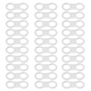 Nhẫn cho mồi nhử 4.5mm / 6.3mm Silicone bảo vệ nhẫn cho wacky RIGS Senko Baits gói 30