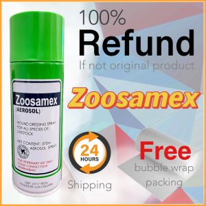 ZOOSAMEX Aerosol Spray luka bernanah dan berulat binatang Wound Dressing Spray luka kucing  宠物伤口喷雾 [370ml]