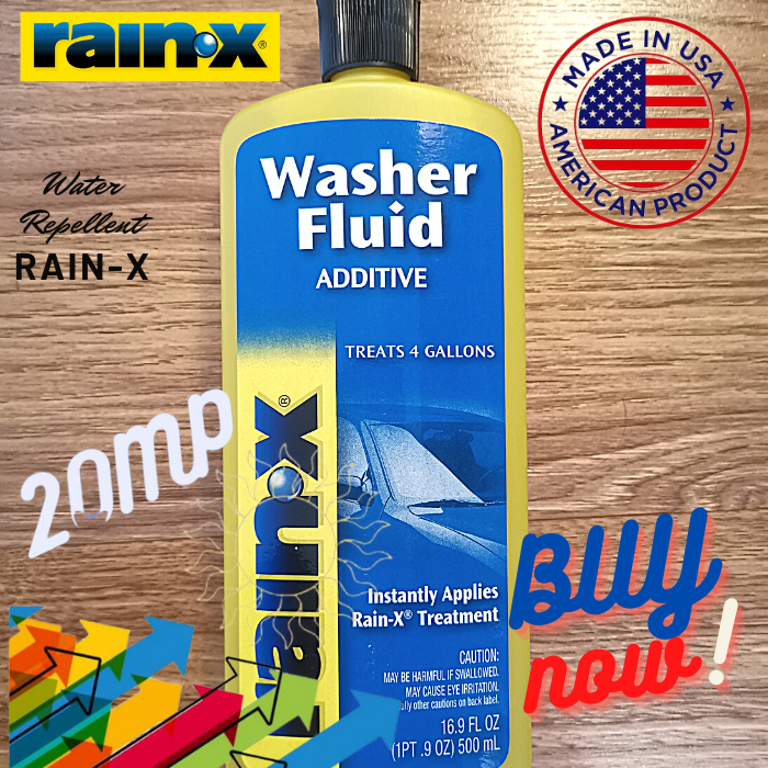 Rain X Washer Fluid Cairan Pembersih Kaca Wiper Mobil USA Lazada