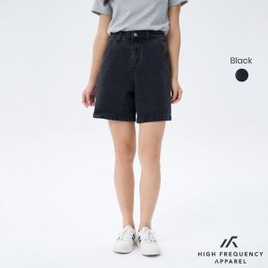 HFA Womens A-line High Waisted Denim Jorts