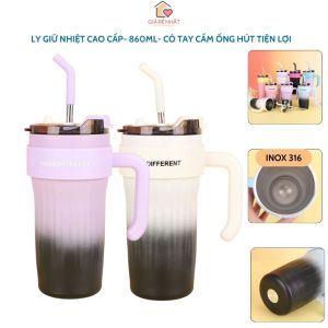 Ly giữ nhiệt cao cấp inox 304 STARXCUP 850ml Sơn nhám chống trầy Giữ nhiệt 12 Tiếng BH 12 Tháng