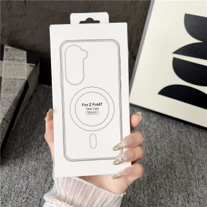 c Original Clear For MagSafe Wireless Charging Case For Samsung Galaxy Z Fold 8 Ultra 7 6 5 4 3 Fold8 5G Folding Cover