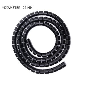 【Local Delivery】Flexible Spiral Cable Organizer Storage Pipe Cord Protector Management Cable Winder