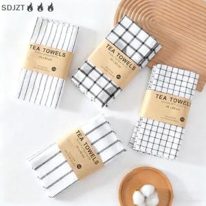 ZZ🔥🔥🔥 ผ้าปูโต๊ะขนาด40x60ซม. แผ่นผ้าฝ้ายหนาและผ้าลินินทนทานใช้ซ้ำได้ห้องครัวรับประทานอาหารตกแต่งวันหยุด