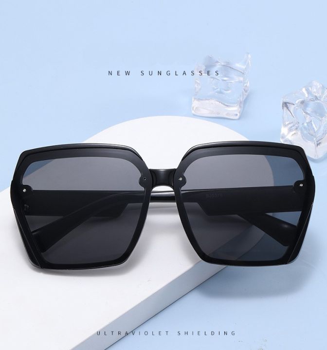 Luxury Fashion Sunglasses Women Luxury Brand Designer Oversized Square Sun  Glasses Men Ocean Film Big Frame Sunglass Full Rim Teemi Lazada PH