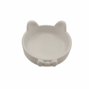 THANKSKY In 3D Đĩa đựng trang sức hình nơ Dễ thương Đế hình dấu chân thú cưng Hộp đựng đồ trang sức Giá đỡ nhẫn Chống trơn trượt Giá đỡ trang sức Trang trí nhà cửa