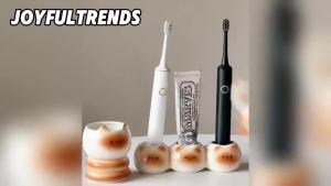 Ceramic Toothbrush Cup Holder - Cute Cat Bathroom Decor Organizer for Toothpaste & Makeup Brushes Countertop Desk Storage (Black)