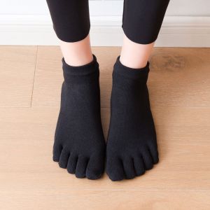 1Pair Yoga Socks No-Slip Hosiery Ballet Dance Elasticity Fitness Socks Breathable Cotton Sports Socks