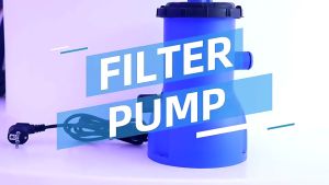 LODER Swimming Pool Filter Pump Cartridge Filter Pump Water Circulation Pump Pool Cleaning System for Family Pool