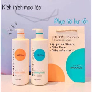 Dầu gội xả Olexrs Hair Salon 960ml phục hồi chống rụng kích mọc tóc