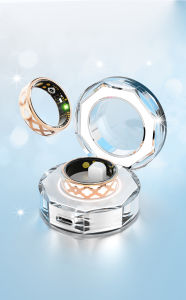 New Smart Ring – SpO2 Monitoring Body Temperature Tracking Sleep Stage Analysis 50m Waterproof 10+ Sport Modes Titanium Alloy For IOS & Android