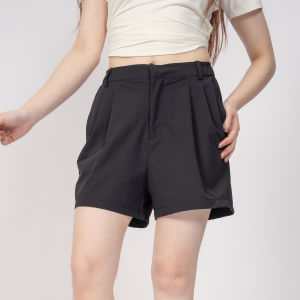 Quần Short Nữ Xếp Ly Co Giãn WMBB Athleisure Cạp Cao Thoải Mái Thể Thao Vận Động Đa Dụng
