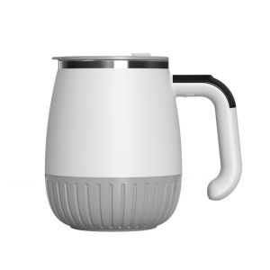 KAWAII BOX Smart Automatic Stirring Cup Temperature Display 316 Stainless Steel ic Mixer Coffee Mug Creative Large Capacity Electric Mixing Mug Coffee Making