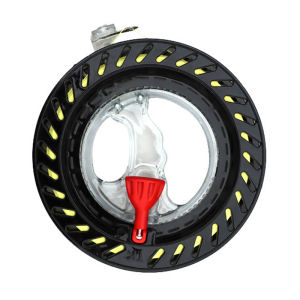 QUANSEN 1 Piece Twisted Kite String Rope Line Outdoor Round Grip 150 200 400M Kite Reel Winder Hand Grip Wheel String Flying Handle Tool