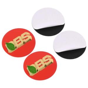 45mm Flat Hub Center Protectors Strong ABS Plastic Car Wheel Center Hub Caps Decorative Sticker Pack of 4