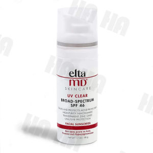 EltaMD UV Clear Tinted Sunscreen SPF46 48g Oil-Free Zinc Oxide Acne-Safe Non-Comedogenic Dermatologist Recommended Face Protection
