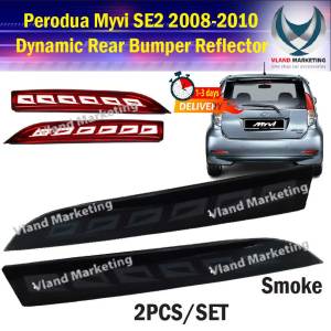 Perodua Myvi 2005-2010 SE Dynamic Rear Bumper Reflector 3 Function With Signal Running