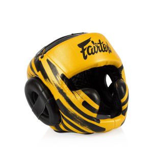 Fairtex - Headgear HG16 for Boxing/Muay Thai - M2 Black/Gold