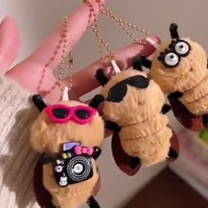 Cockroach Keychain Pendant Pendant Xiaoqiang Pendant Doll Pendant Funny Xiaoqiang Pendant Xiaoqiang Pendant Plush Toy