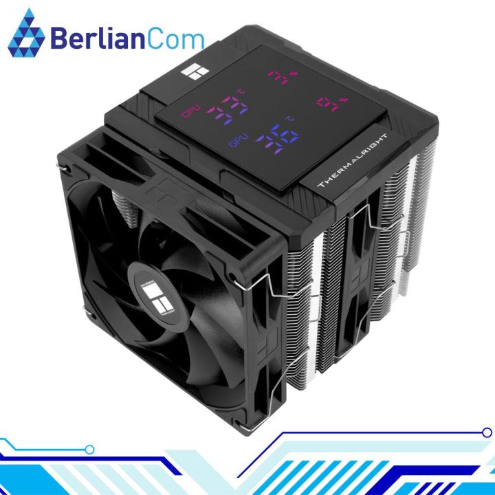 Thermalright Peerless Assassin 120 Digitale zwarte CPU-koeler, koeling met dubbele torens en dubbele ventilatoren, CPU-luchtkoeler, digitale schermafdekking, voor AM4/AM5, Intel LGA1851/1700/115X/1200 Thermalright Peerless Assassin 120 Digitale zwarte CPU-koeler, koeling met dubbele torens en dubbele ventilatoren, CPU-luchtkoeler, digitale schermafdekking, voor AM4/AM5, Intel LGA1851/1700/115X/1200