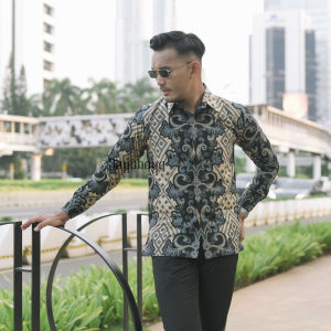 Jayabaya Batik ABRAM Kemeja Katun Furing Lengan Panjang