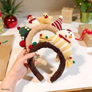 [COD] Homein 1Pcs Girls Plush Reindeer Antlers Deer Ear Christmas Party Cosplay Headbands Christmas Hair Hoop Festival Hair Accessories Gifts