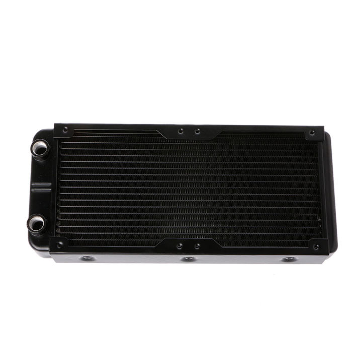 Aluminum Computer Radiator Water Cooling Cooler 2 Fans 240mm For CPU ...