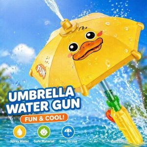 Kids Umbrella Water Gun Cartoon Spray Toy Summer Outdoor Beach Pool Water Blaster Yard Play